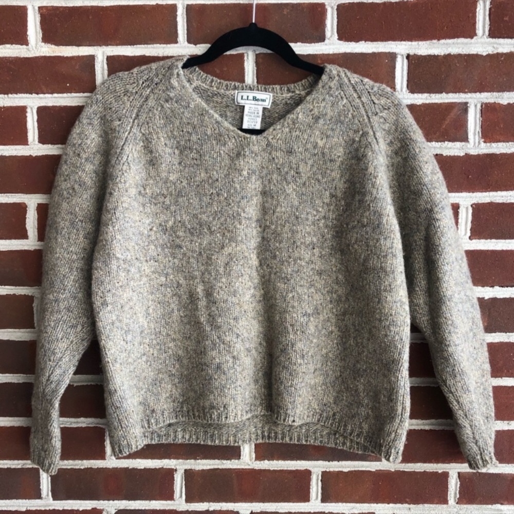 L.L Bean V Neck Sweater